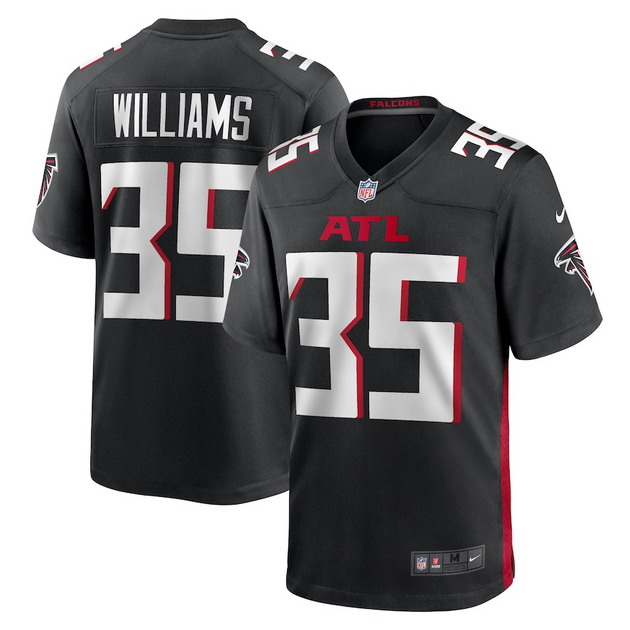 mens nike avery williams black atlanta falcons game jersey